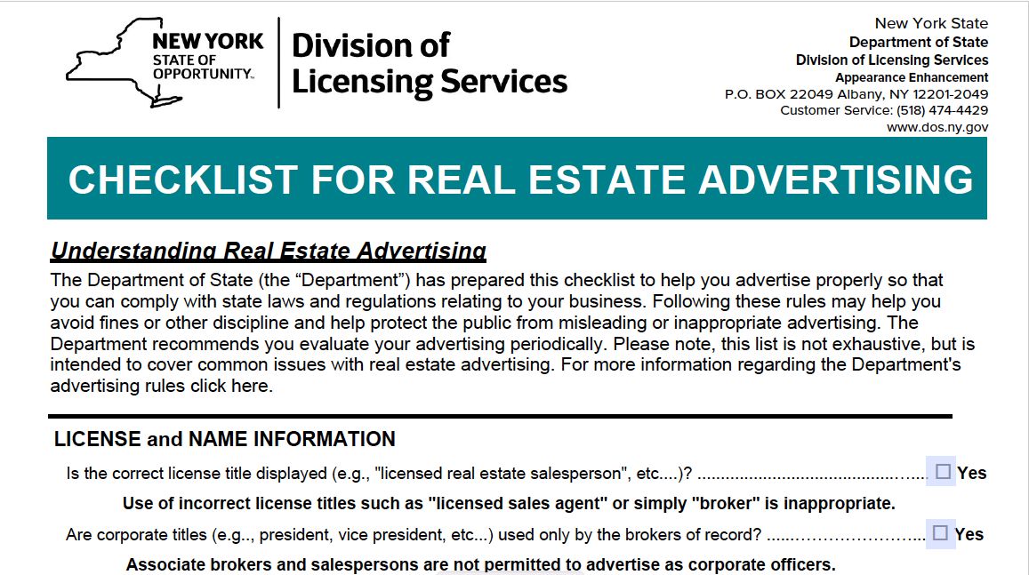 Real Estate Property Advertising LI Commercial Network